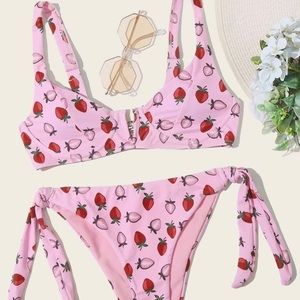 Strawberry bathing suit!